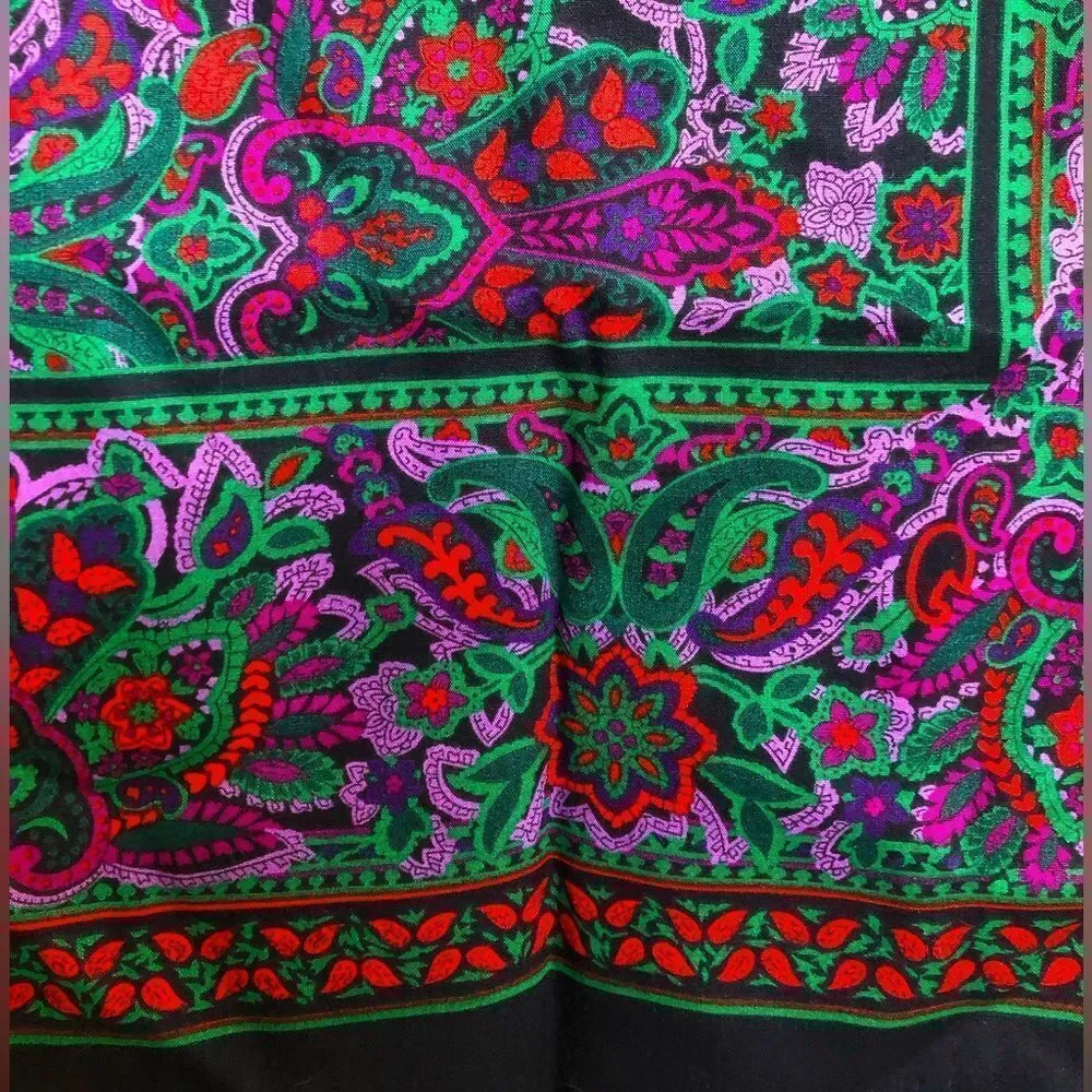 Paisley Holiday Scarf Wrap Tapestry Accessory